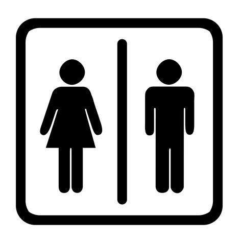 Restroom Signs Vector - ClipArt Best