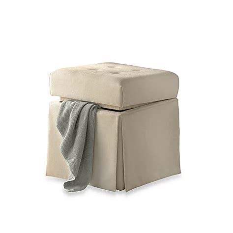 Ivory Storage Vanity Stool - Bed Bath & Beyond