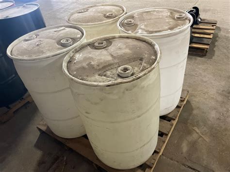 Plastic 55 Gallon Drums BigIron Auctions