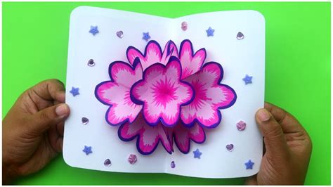 Make A Flower Pop Up Card | Best Flower Site