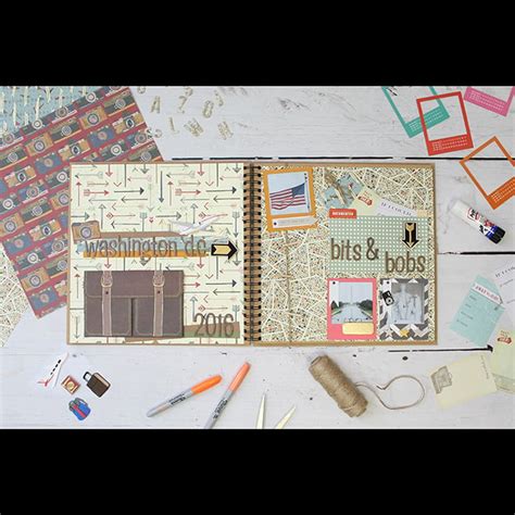 How to Make a Travel Scrapbook Layout | Hobbycraft