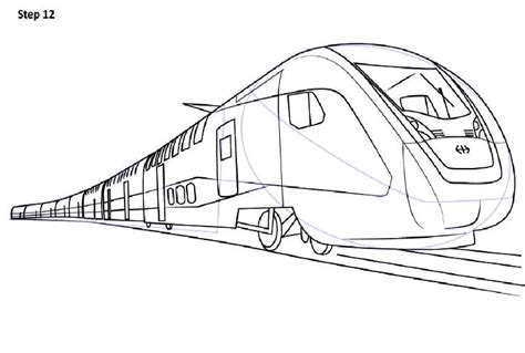 25 Easy Train Drawing Ideas - How to Draw a Train