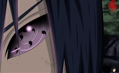 Uchiha Sasuke's new eye. The Rinnegan by DH264 on DeviantArt