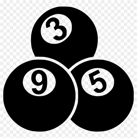 Billiards Vector Svg - Icon Billiard Balls, HD Png Download - 980x942 ...