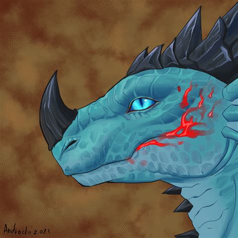 Ice dragon (Art by me) : r/tabletopartists