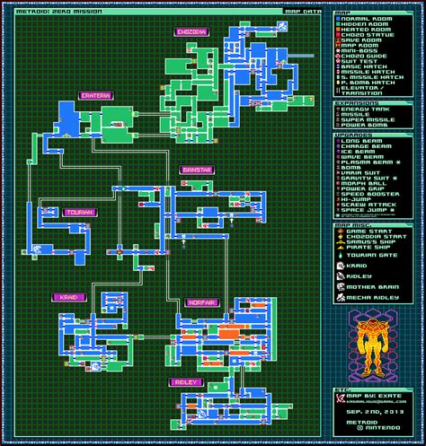 Metroid: Zero Mission - Map by Exate on DeviantArt