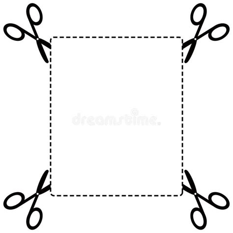 Coupon Clipping Outline stock vector. Illustration of market - 41443062