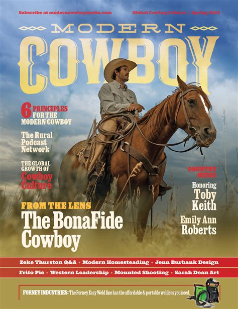 Cowboy Lifestyle Magazine Spring 2024 – Modern Cowboy Media