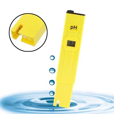 Pocket-sized PH Meter with ATC (Yellow) | Alex NLD