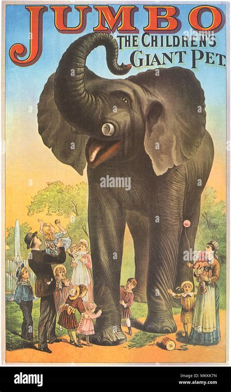 Jumbo the Elephant Stock Photo - Alamy