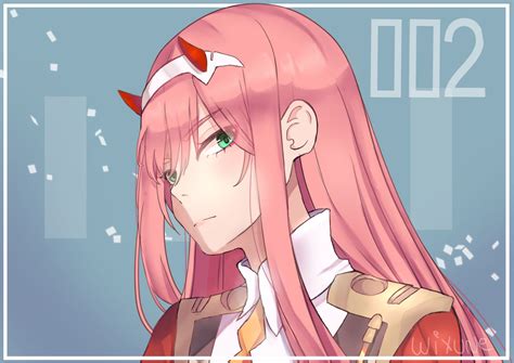 Zero Two fan art by WixKay on DeviantArt