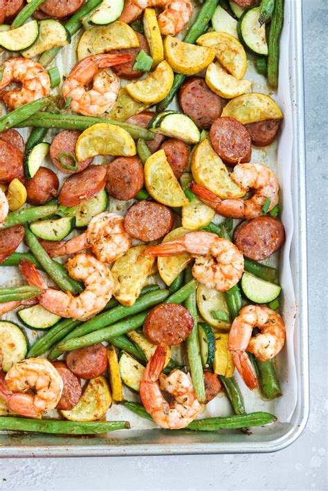 Cajun Shrimp and Sausage Sheet Pan Dinner - Mary's Whole Life