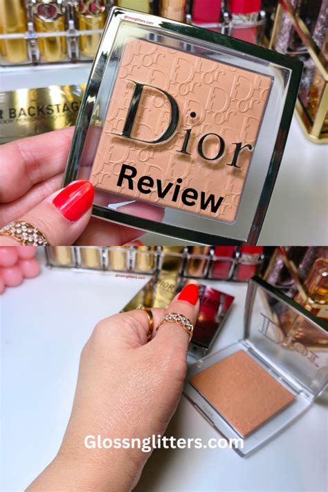 DIOR Backstage Face And Body Powder No Powder Review - Glossnglitters