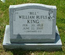 William Rufus “Bill” King (1922-2007) - Find a Grave Memorial