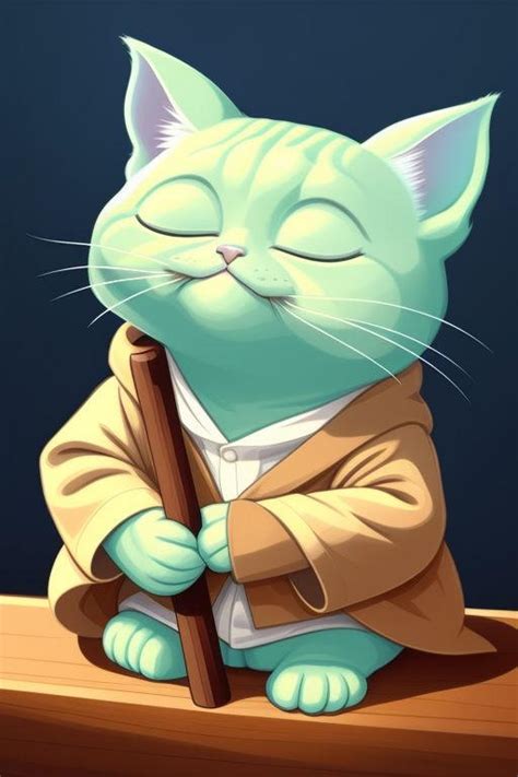 Yoda Cat by AFaeChild on DeviantArt