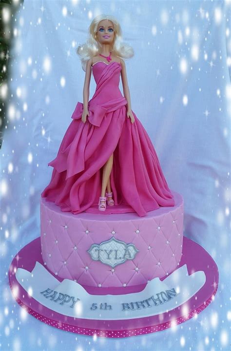 Princess Barbie Cake - Decorated Cake by Kim Berriman - CakesDecor