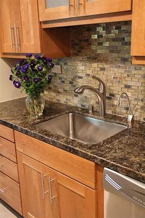 Kitchen Backsplash With Black Granite - Kitchen Ideas