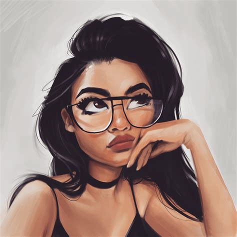 Girl, Digital, 4000x4000px : r/Art