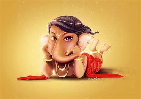 Animated Ganesha HD wallpaper | Wallpaper Flare