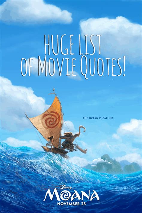 Moana Movie Quotes - Our HUGE list! - EnzasBargains.com