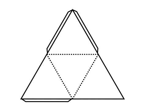 Net Of A Regular Tetrahedron