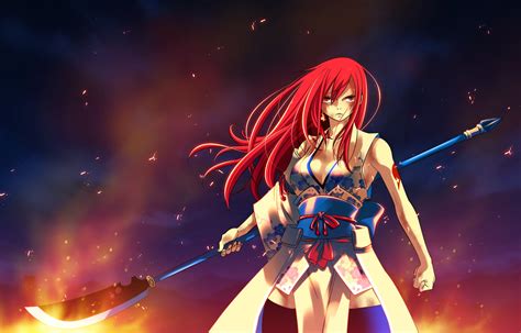 Erza Scarlet Wallpaper HD - WallpaperSafari