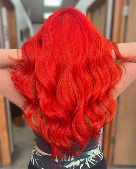 Flame Red Hair Color