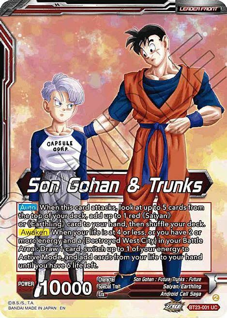 Son Gohan & Trunks // SS Son Gohan & Trunks, Warriors Meeting a ...