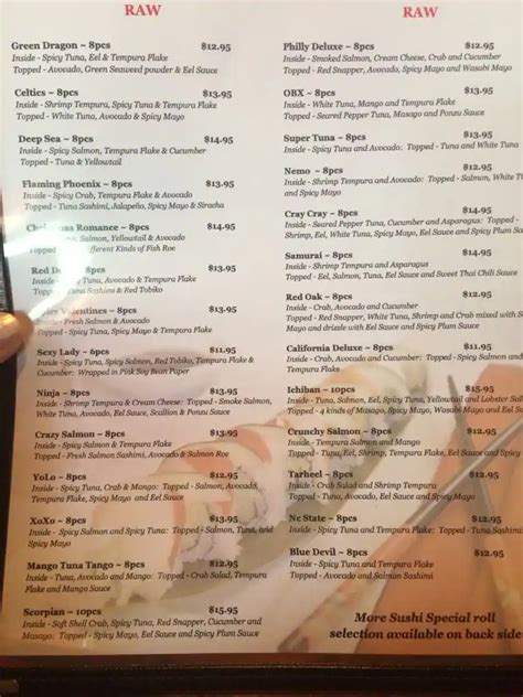 Red Bowl Asian Bistro Menu, Menu for Red Bowl Asian Bistro, Chapel Hill ...