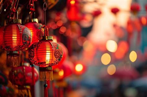 Premium Photo | Chinese new year lanterns