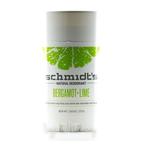 Schmidt's Deodorant Bergamot & Lime Deodorant Stick Review - Logical ...