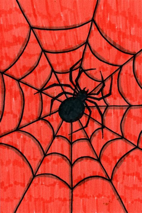 How to Draw a Spider Web: Step-by-Step