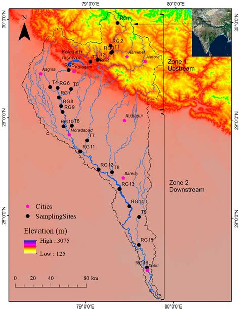 Ganges River Pollution Map