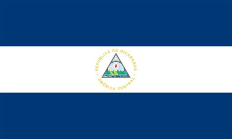 Flag of Nicaragua image and meaning Nicaraguan flag - country flags