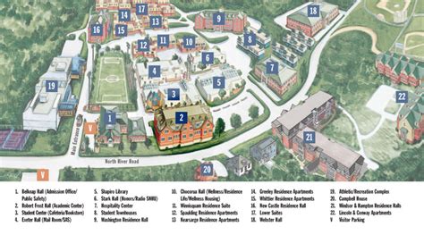 Snhu Campus Map Pdf | Time Zones Map