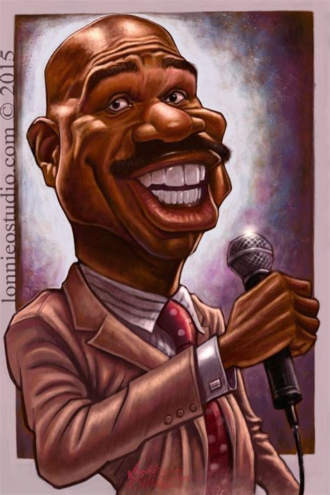 Steve Harvey | Celebrity caricatures, Caricature, Caricature artist