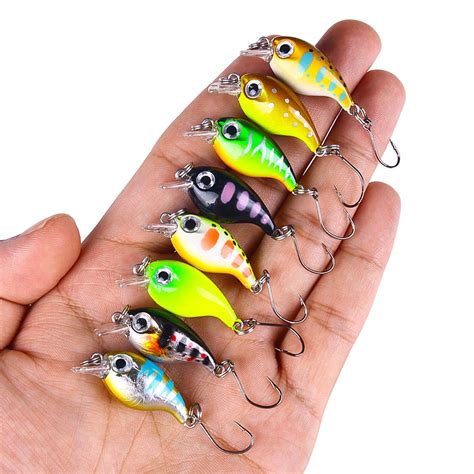 3.6CM 2.1G Crankbait Lure with Single Hook Mini Crankbaits – Hengjia ...