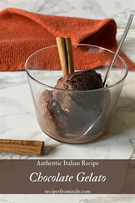 Authentic Homemade Chocolate Gelato Recipe - Recipes from Italy