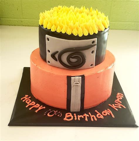 Naruto anime cake | Cake, Crispy treats, Anime cake