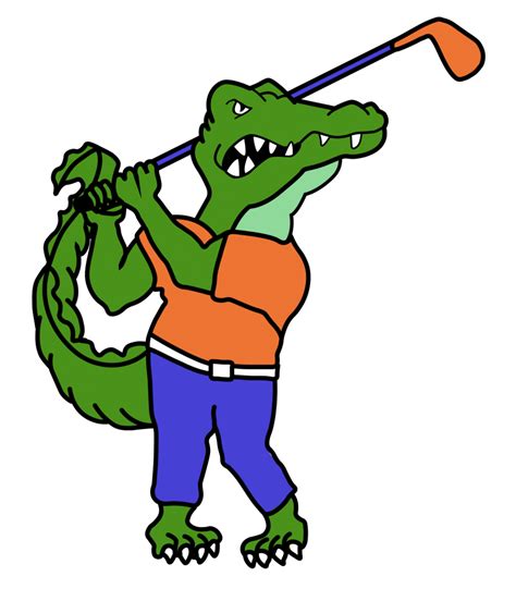 Gold and Green Gator Logo - LogoDix