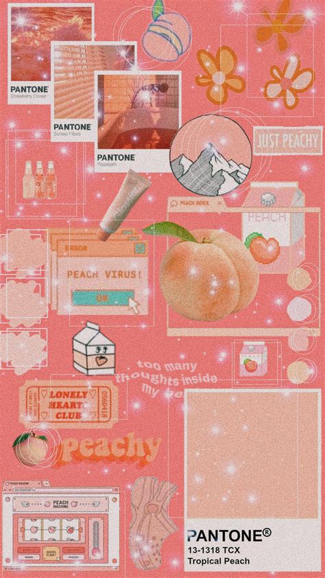 aesthetic peach wallpaper ♡ | Peach wallpaper, Peach aesthetic ...