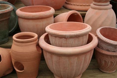 Terra Cotta Pots stock photo. Image of planters, potting - 703018