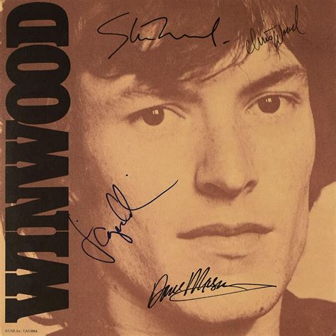 Steve Winwood signed debut album Winwood