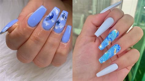 Best 23+ purple and blue nails you must try this year