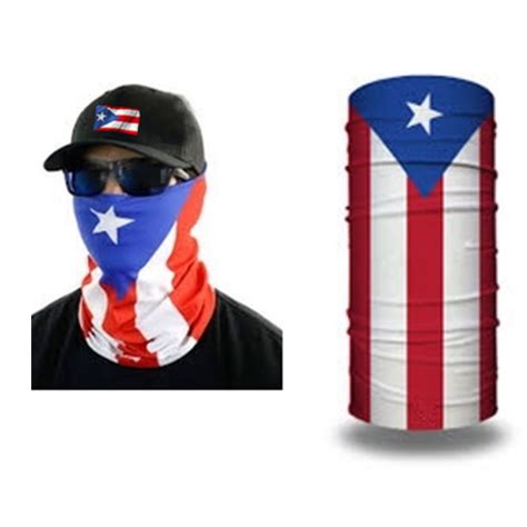 Puerto Rico Face Mask Flag Tube - Walmart.com - Walmart.com