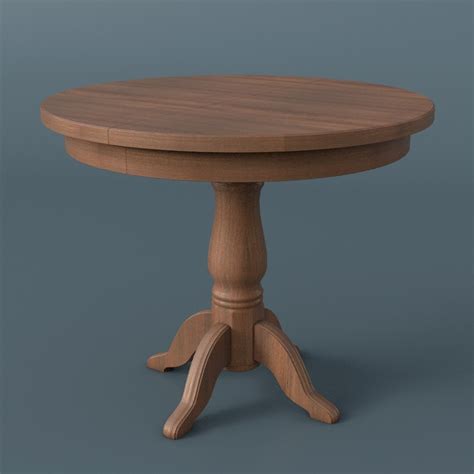 Round table 3D model | CGTrader