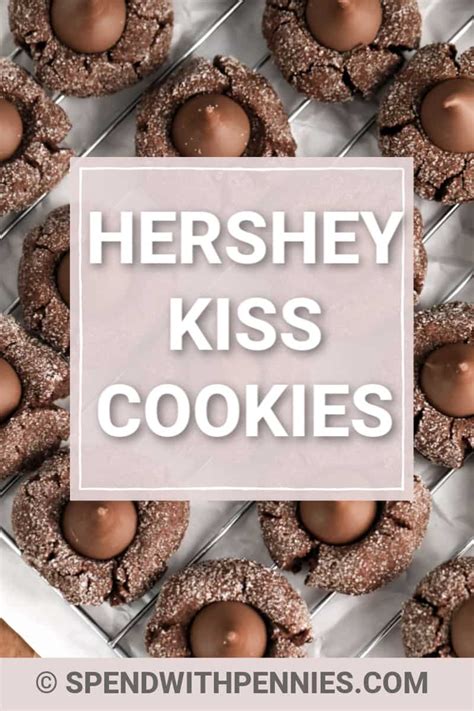 Hershey Kiss Cookies {Chocolate Sugar Cookies} - Spend With Pennies