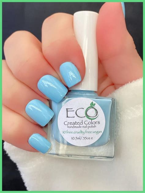 Sky Blue Nail Polish Nail Lacquer 10 Free Polish : Sky High - Etsy ...