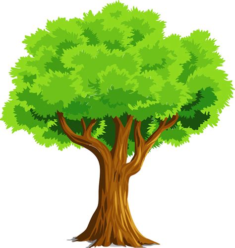 Colorful Natural Tree Vector Clipart image - Free stock photo - Public ...