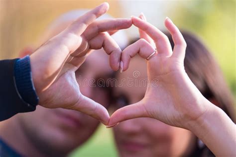 Finger Heart stock image. Image of dating, friendship - 35193219